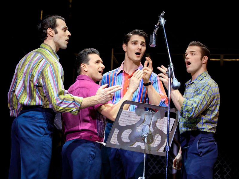 The cast of Jersey Boys. Photograph courtesy of Joan Marcus