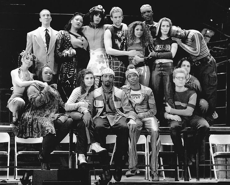 The original Broadway cast of Rent. Photographer unknown